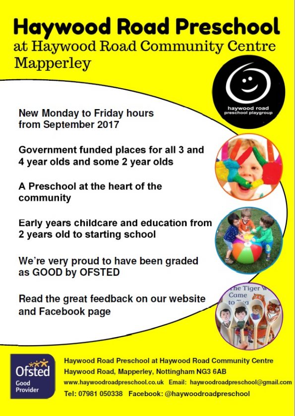 Haywood Road Preschool Haywood road community centre